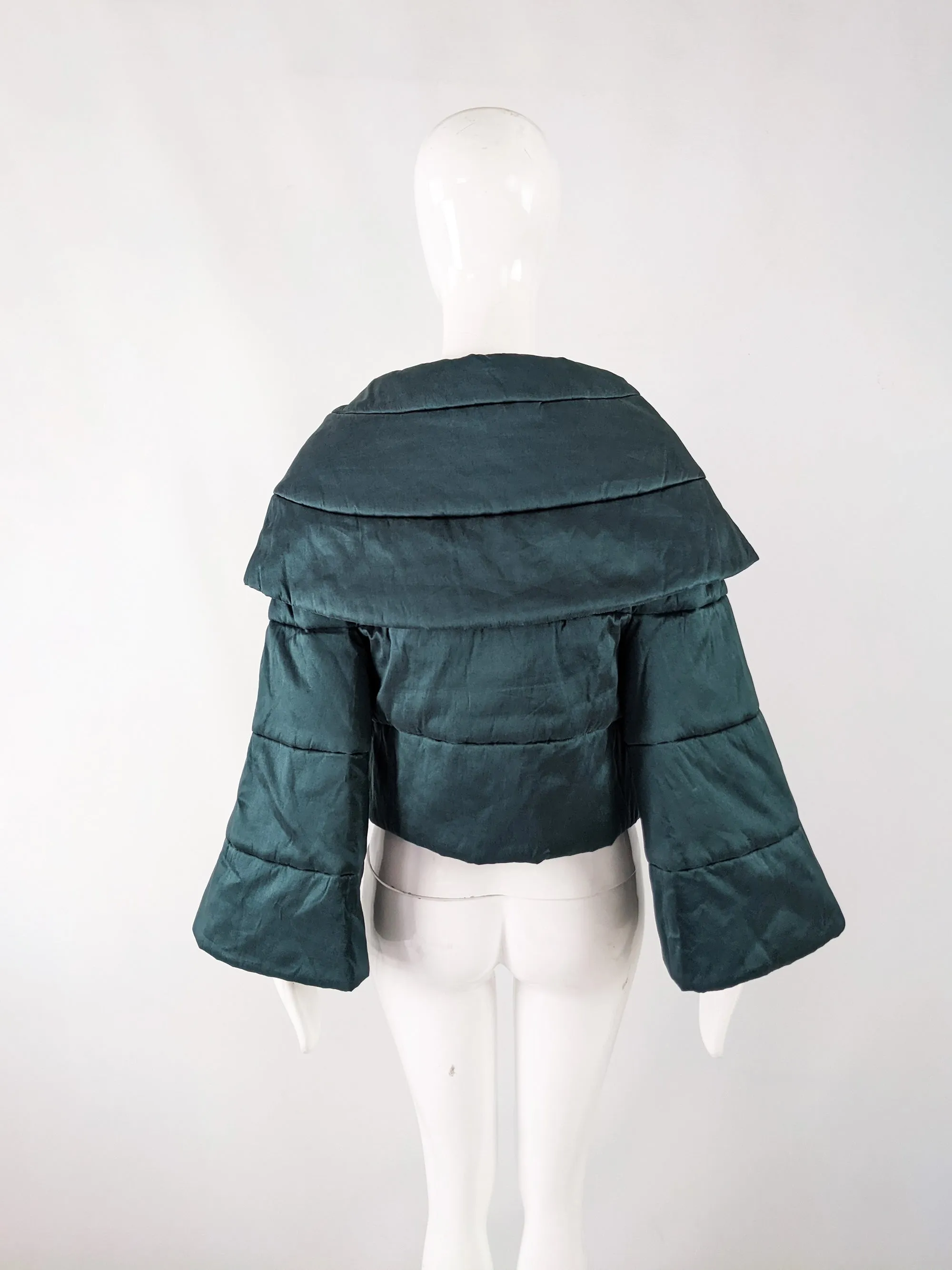 Plein Sud by Faycal Amor Vintage Green Architectural Coat, 1990s