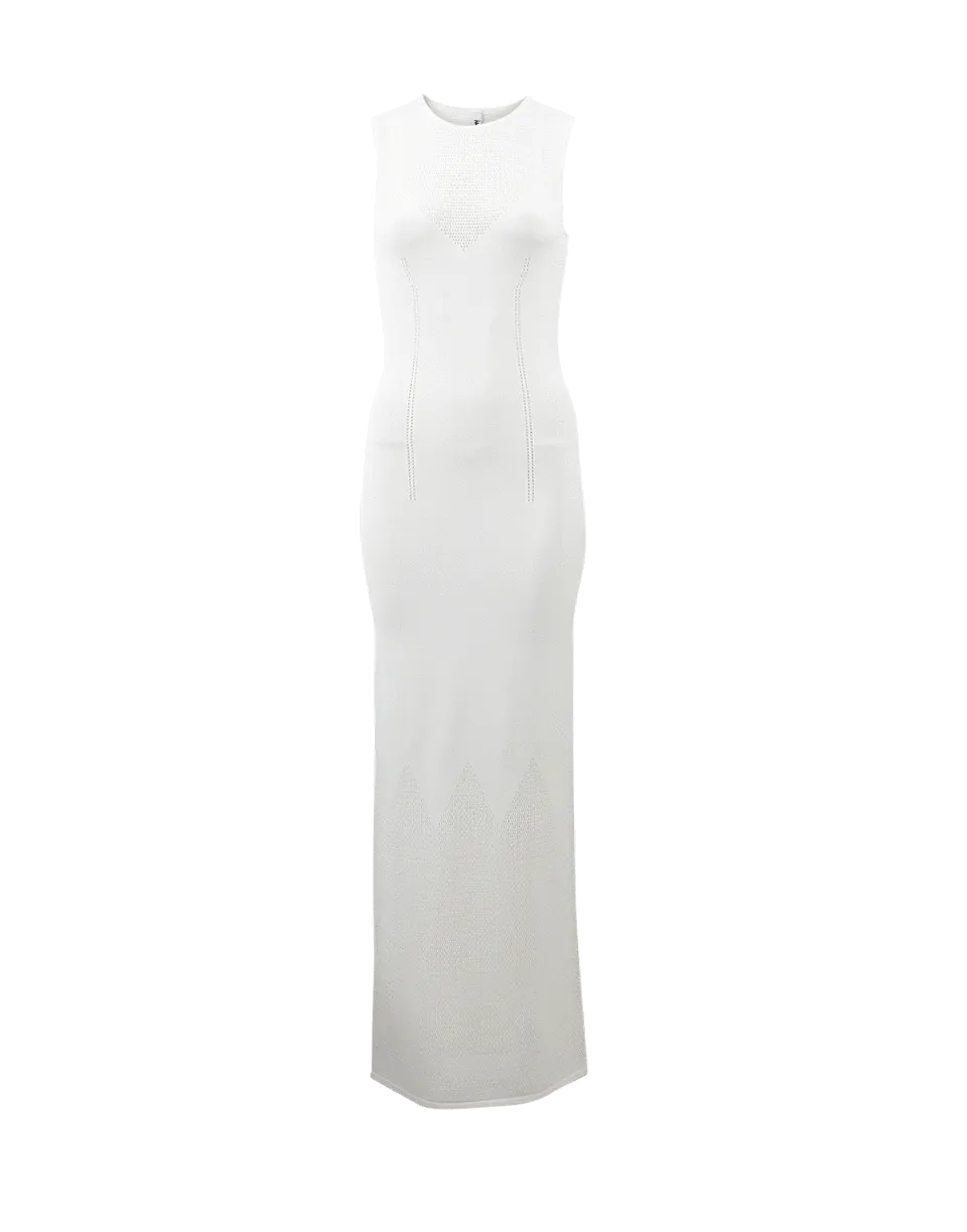 Pointelle Maxi Slip Dress