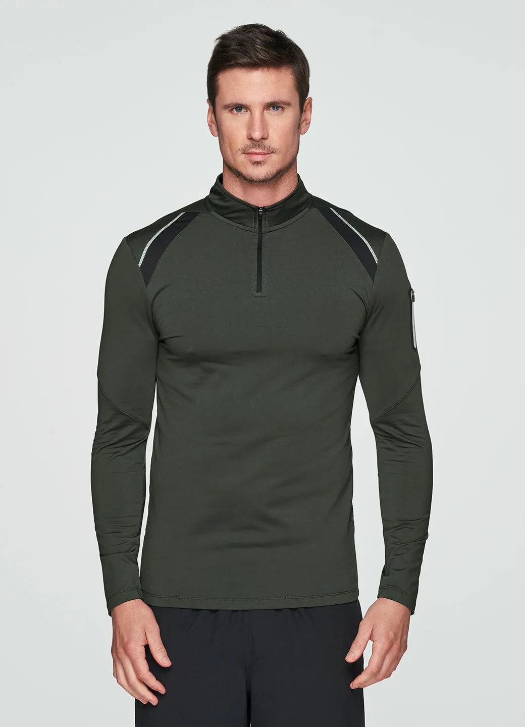 Prime Compression 1/4 Zip Base Layer Tee