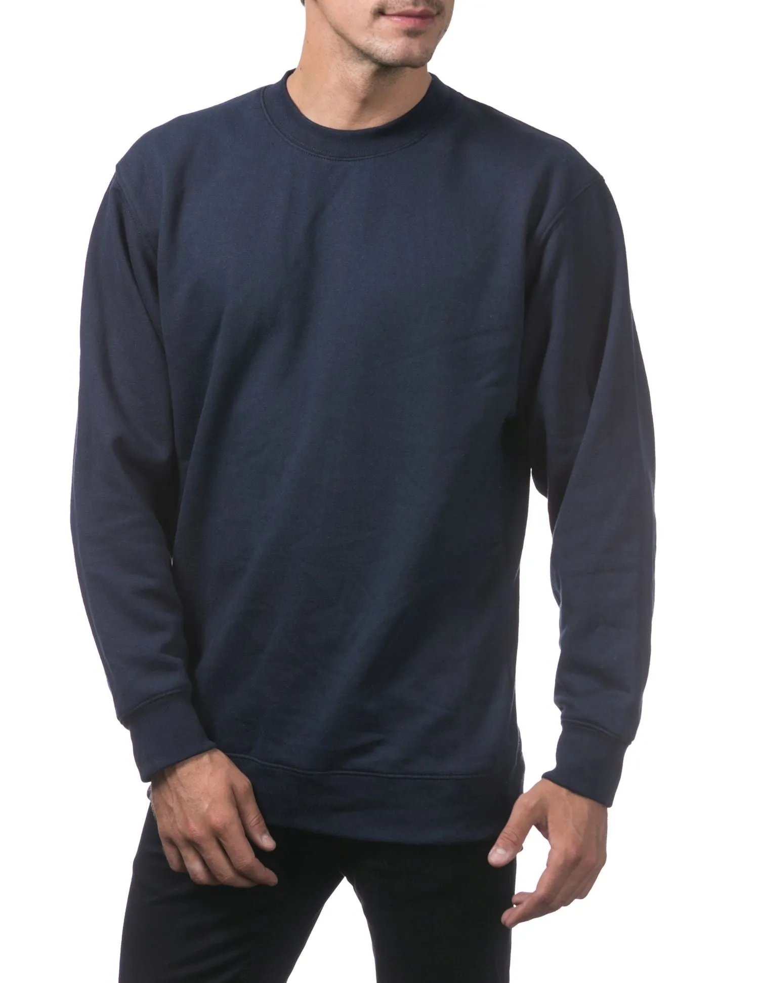 Pro Club Men's Heavyweight 13oz Crew Neck Fleece Pullover Sweatshirt