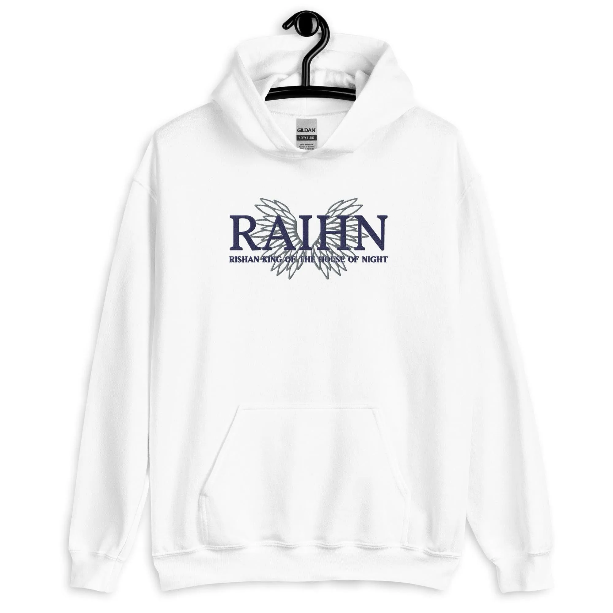 Raihn Rishan King of the House of Night Embroidered Hooded Sweatshirt