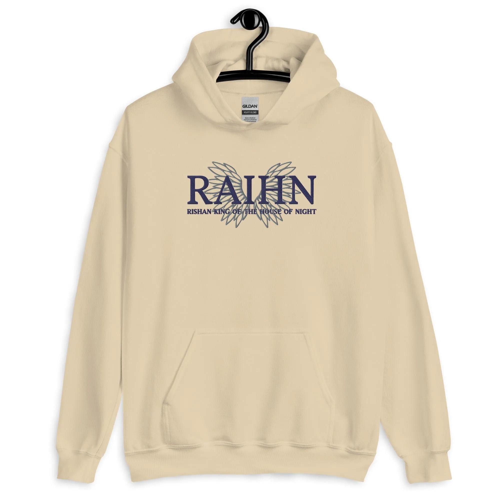 Raihn Rishan King of the House of Night Embroidered Hooded Sweatshirt