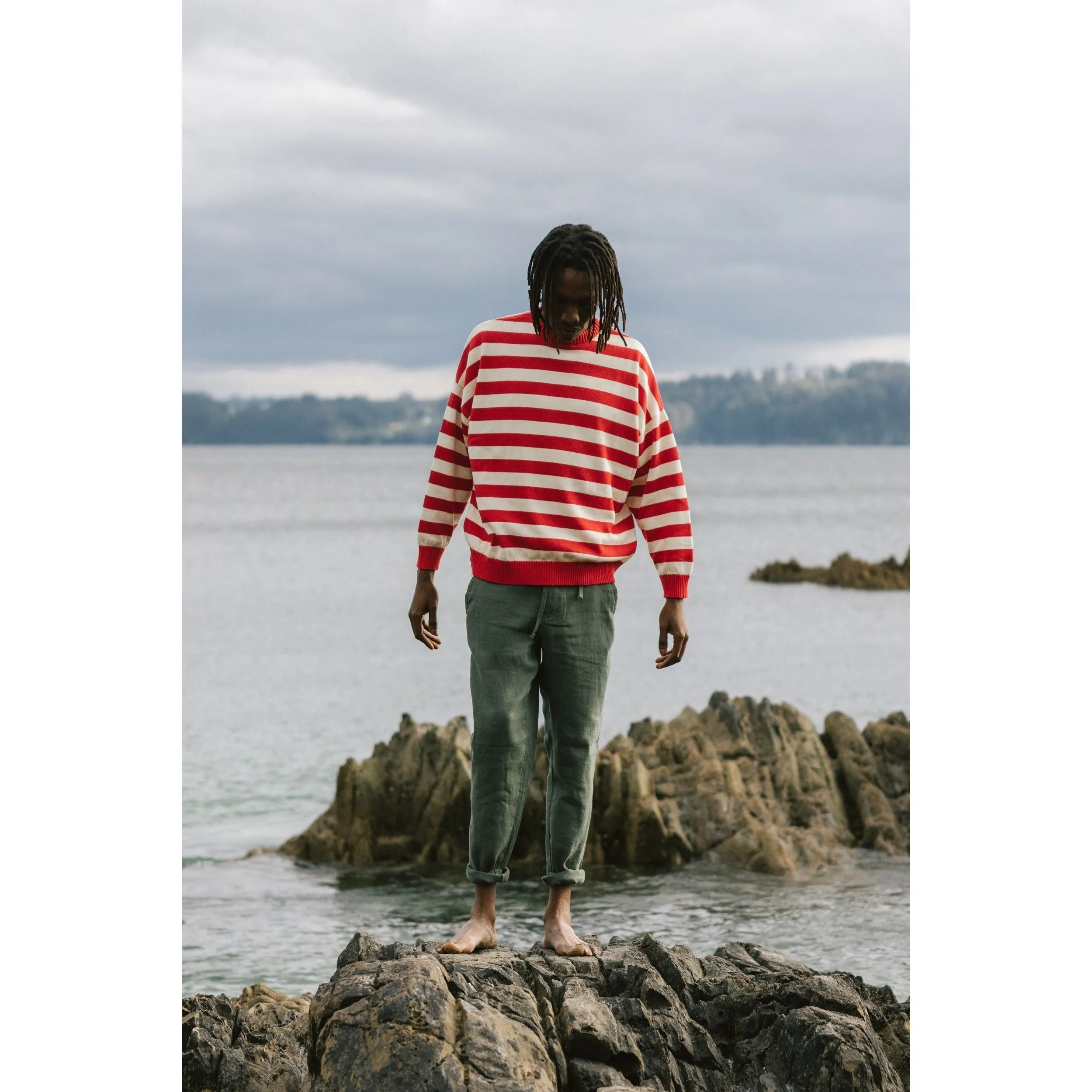 Red Stripes Sweater