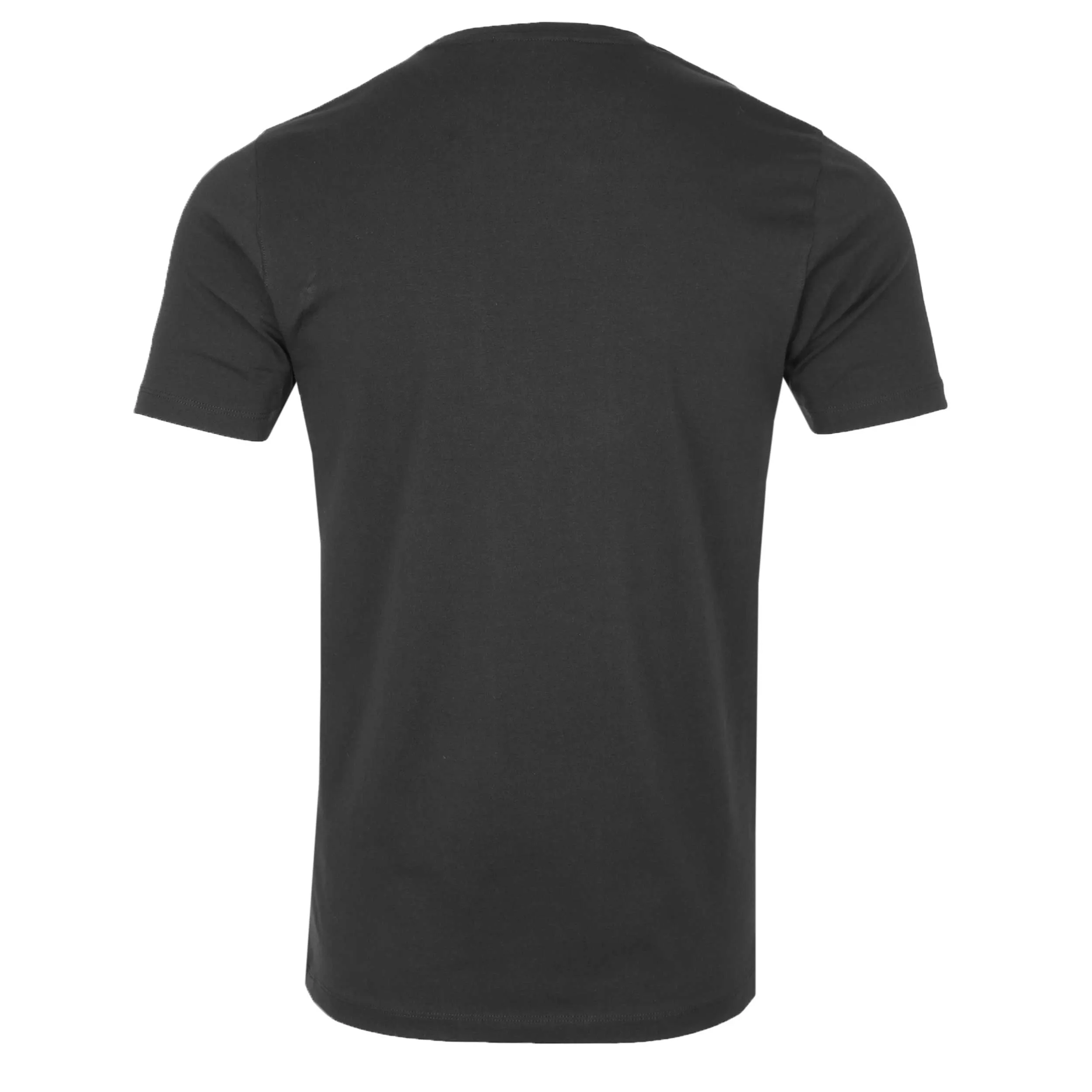 Remus Uomo Basic Crew Neck T-Shirt in Black