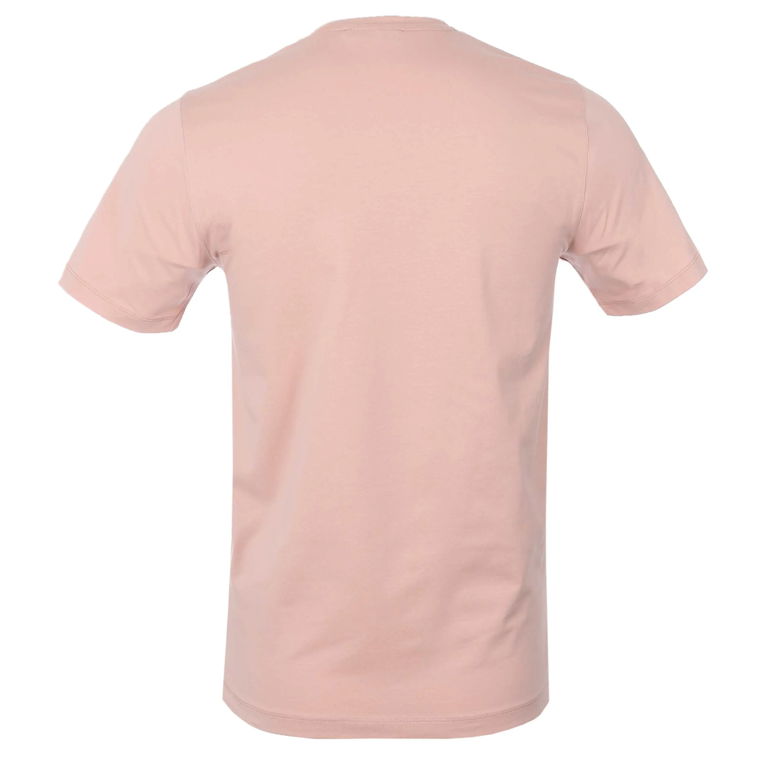 Remus Uomo Basic Crew Neck T Shirt in Pink