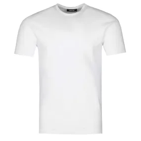 Remus Uomo Basic Crew Neck T Shirt in White