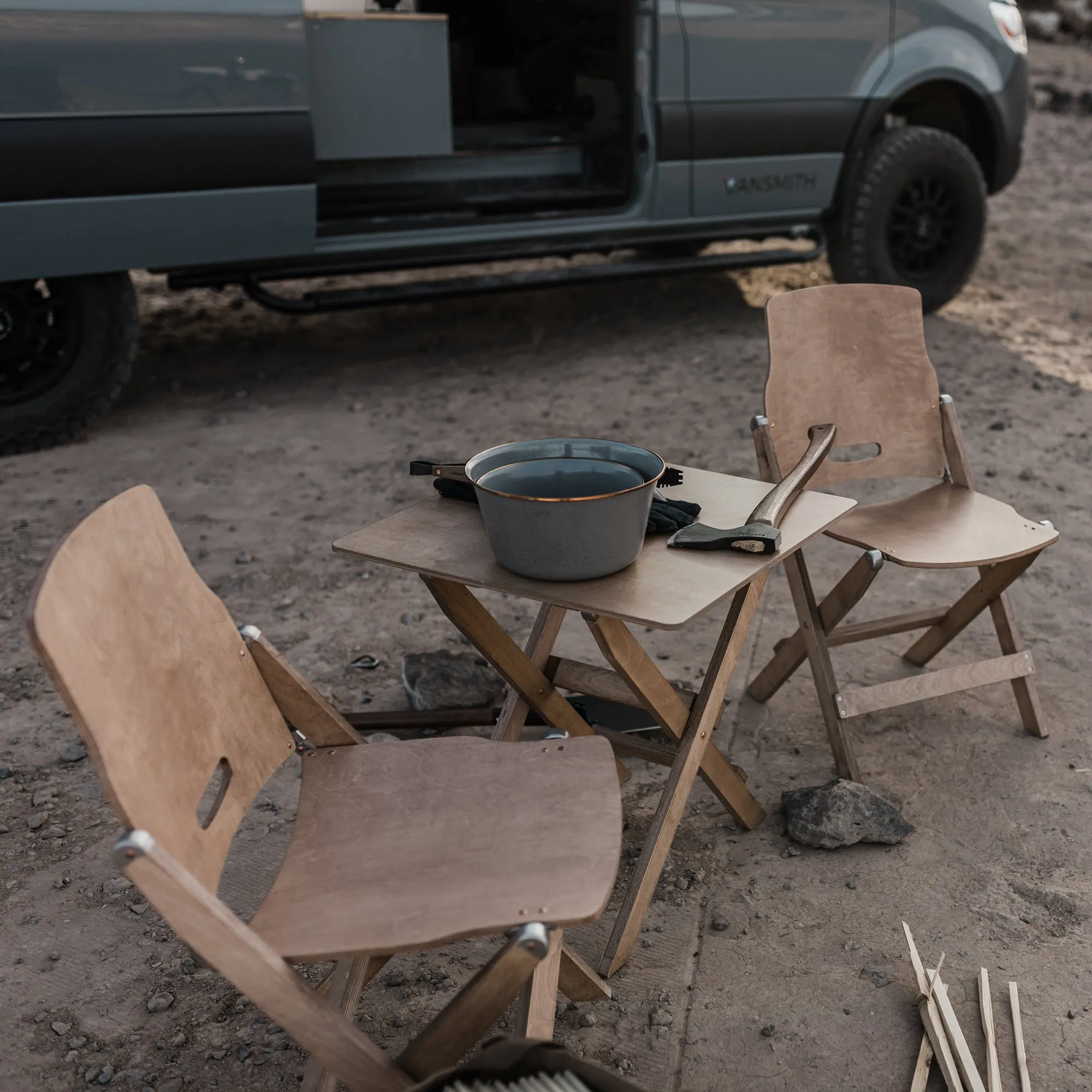 Ridgetop Wood Folding Chair