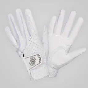 Samshield V-Skin Swarovski Crystal Riding Gloves - White/Clear