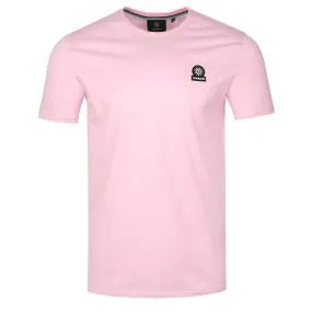 Sandbanks Badge Logo T Shirt in Pink