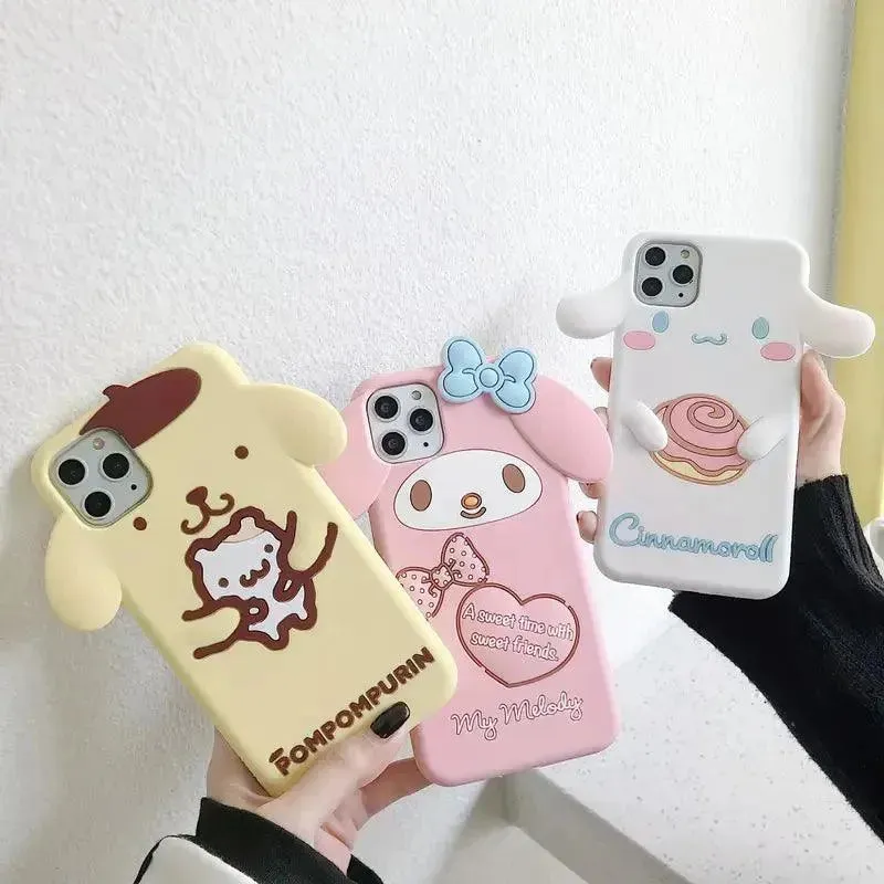 Sanrio Kawaii Cartoon Phone Case (For iPhones)