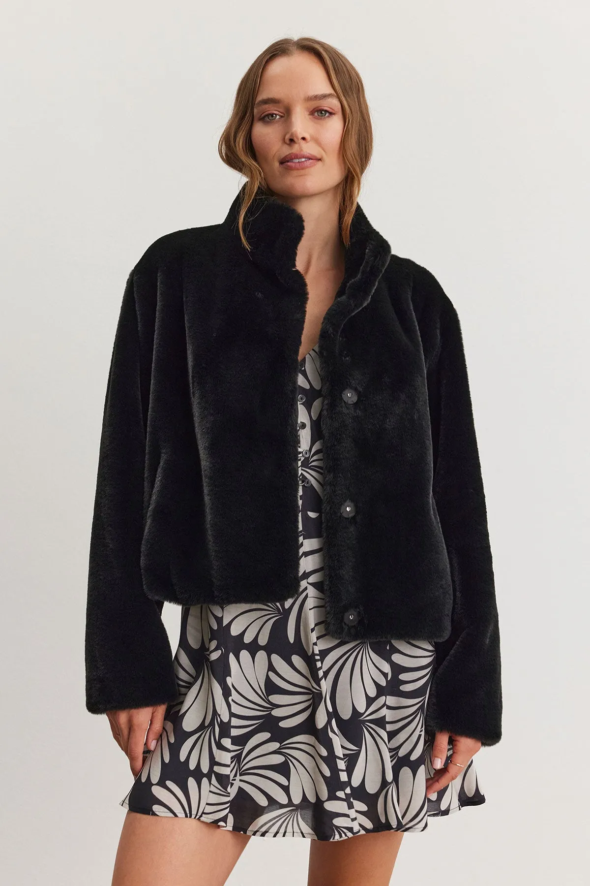 SHEENA LUXE FAUX FUR JACKET