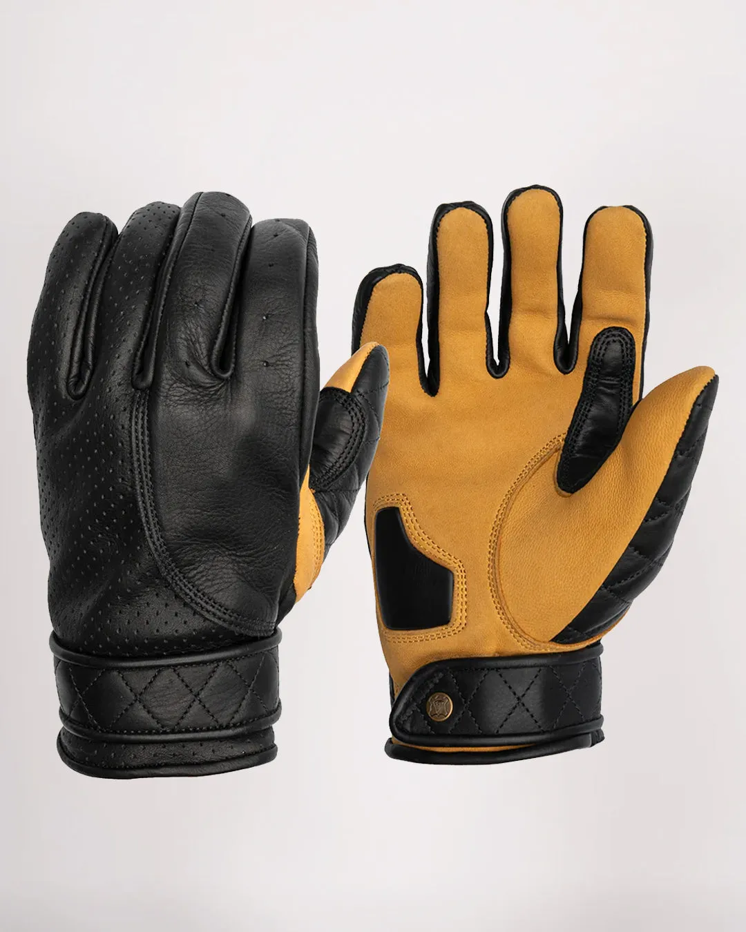 Short Bobber Gloves - Deerskin Palm