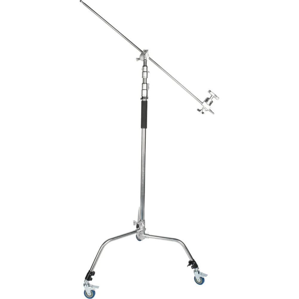 Sirui C-STAND-02 with Grip Head, Extension Arm, Sandbag, Clamps and Wheeled Base