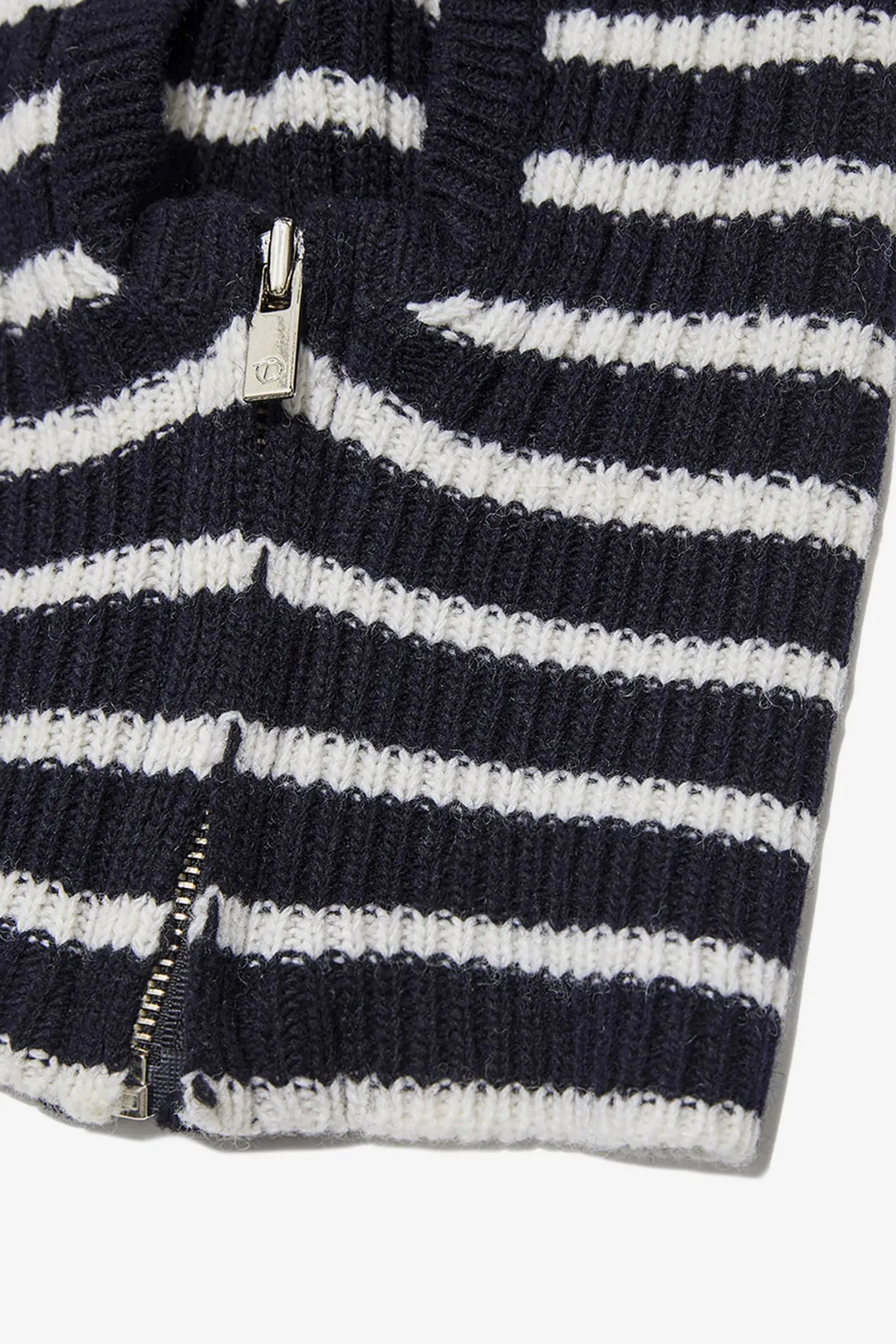 STRIPE ZIP UP BALACLAVA