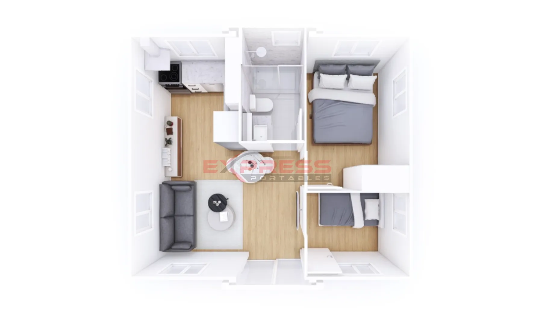 Superior 20ft 2 Bed - Type A