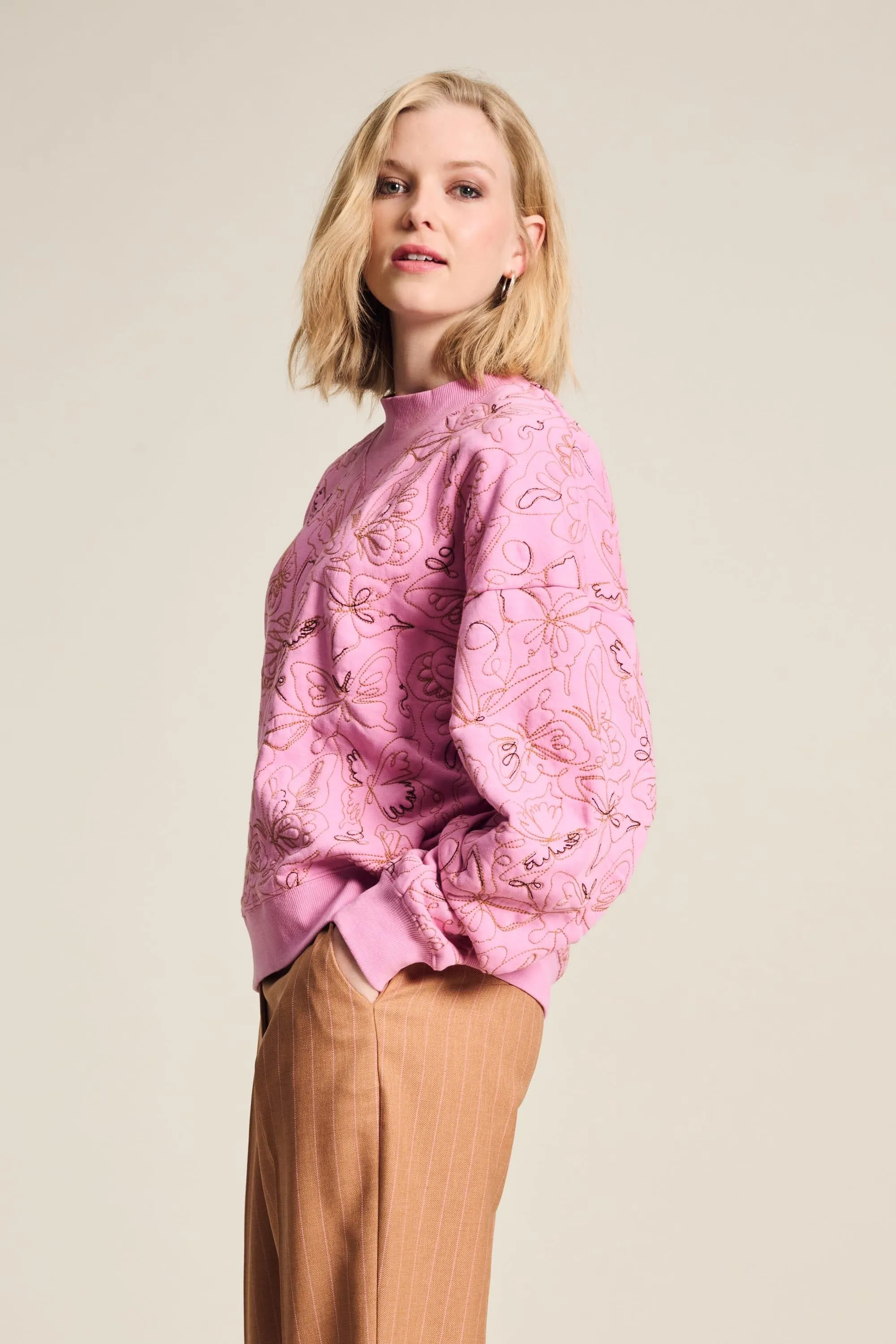 SWEATER - Butterfly Rose Pink