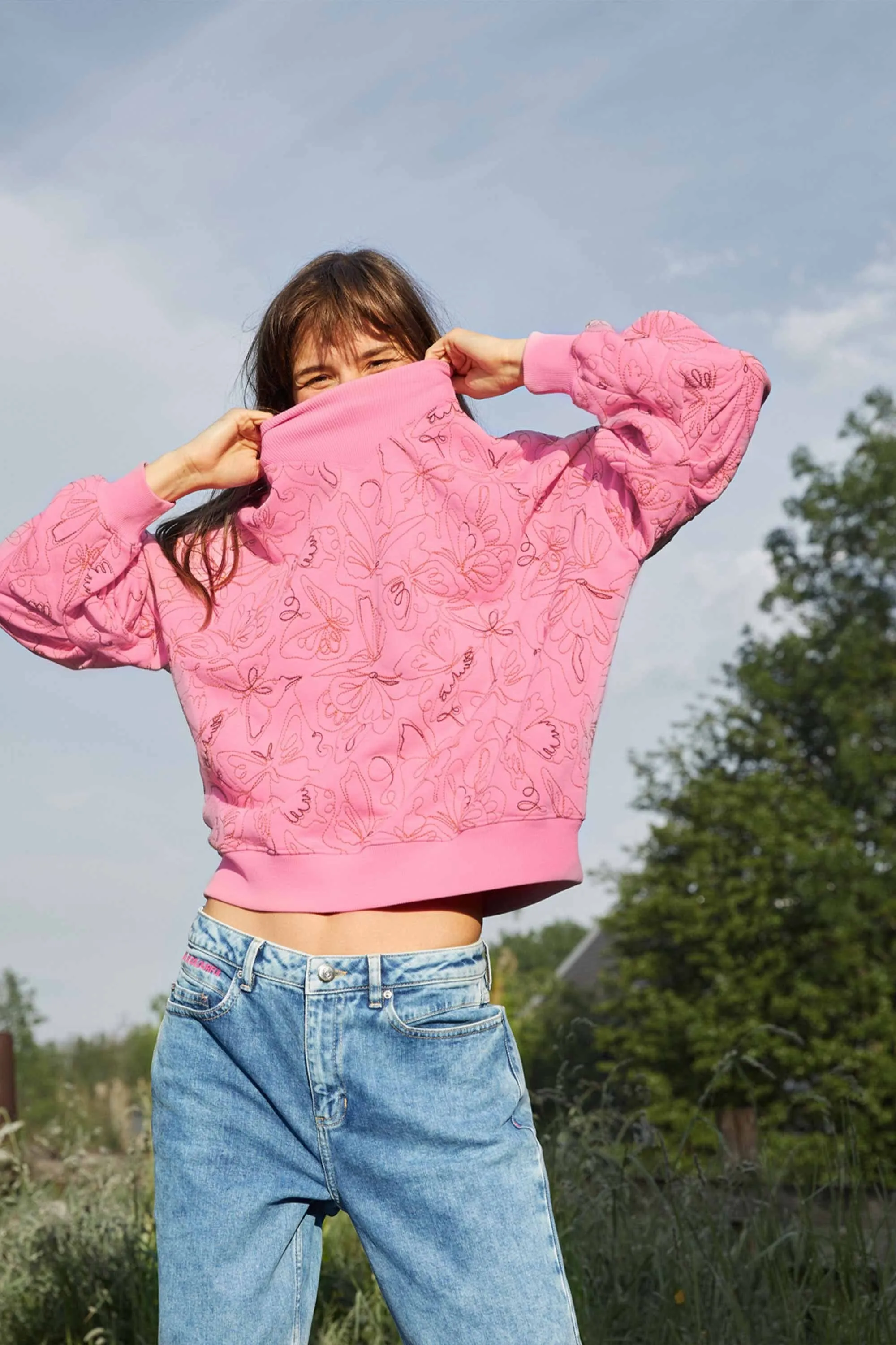 SWEATER - Butterfly Rose Pink