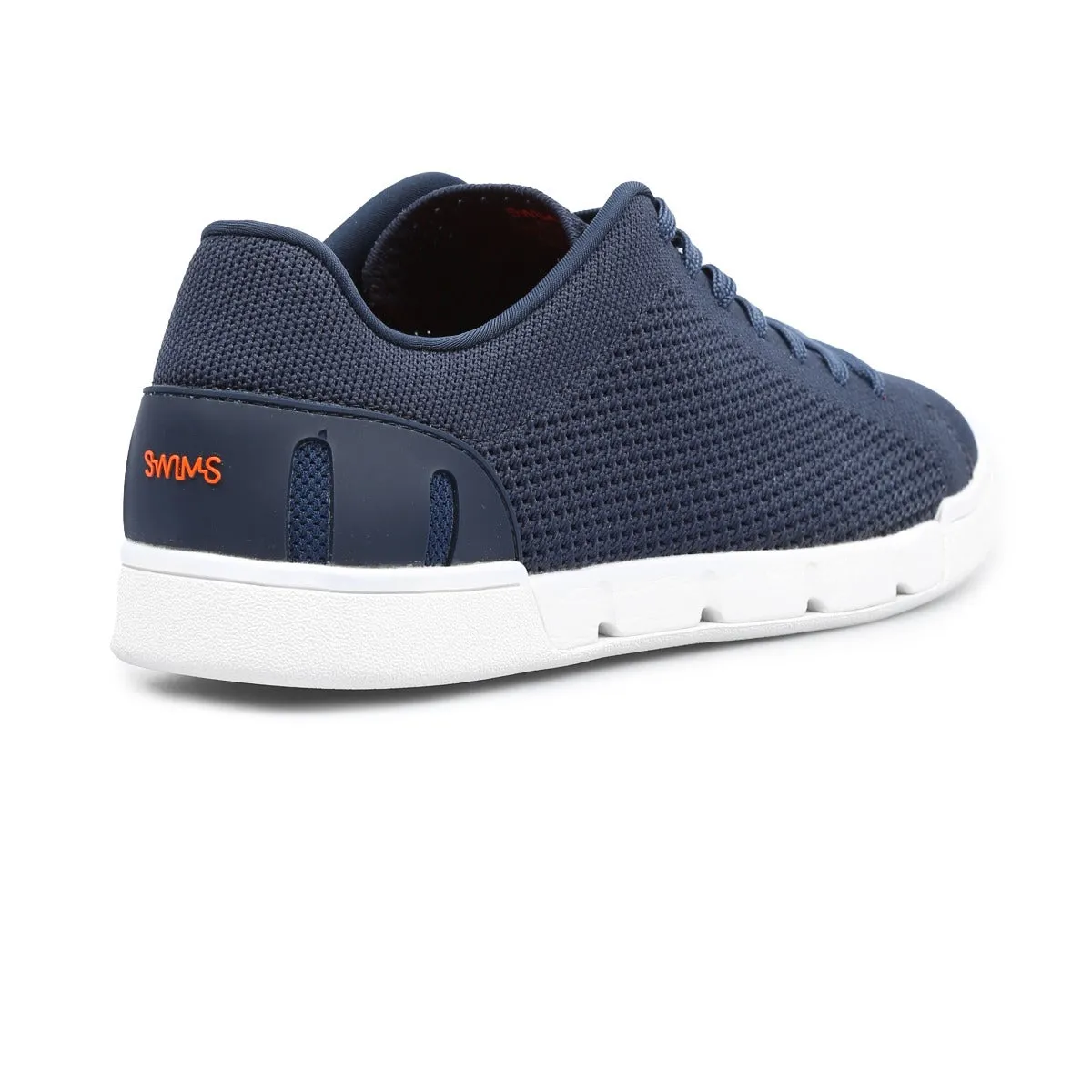 Swims Breeze Tennis Knit Shoe in Navy & White