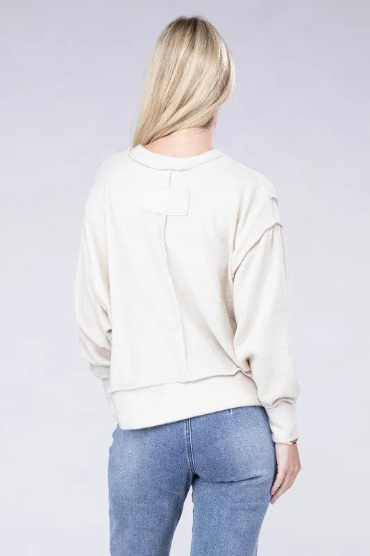 TEEK - Brushed Melange Oversized Sweater