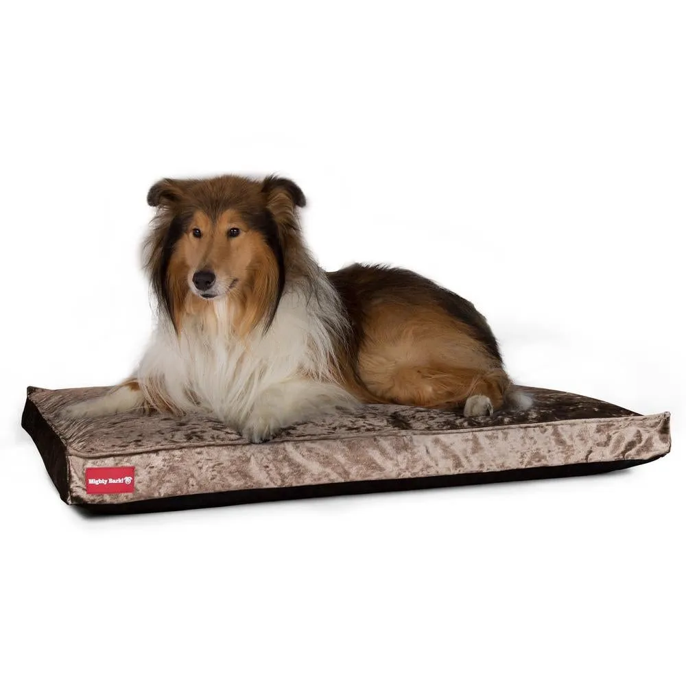 The Mattress Orthopedic Classic Memory Foam Dog Bed - Glitz Truffle