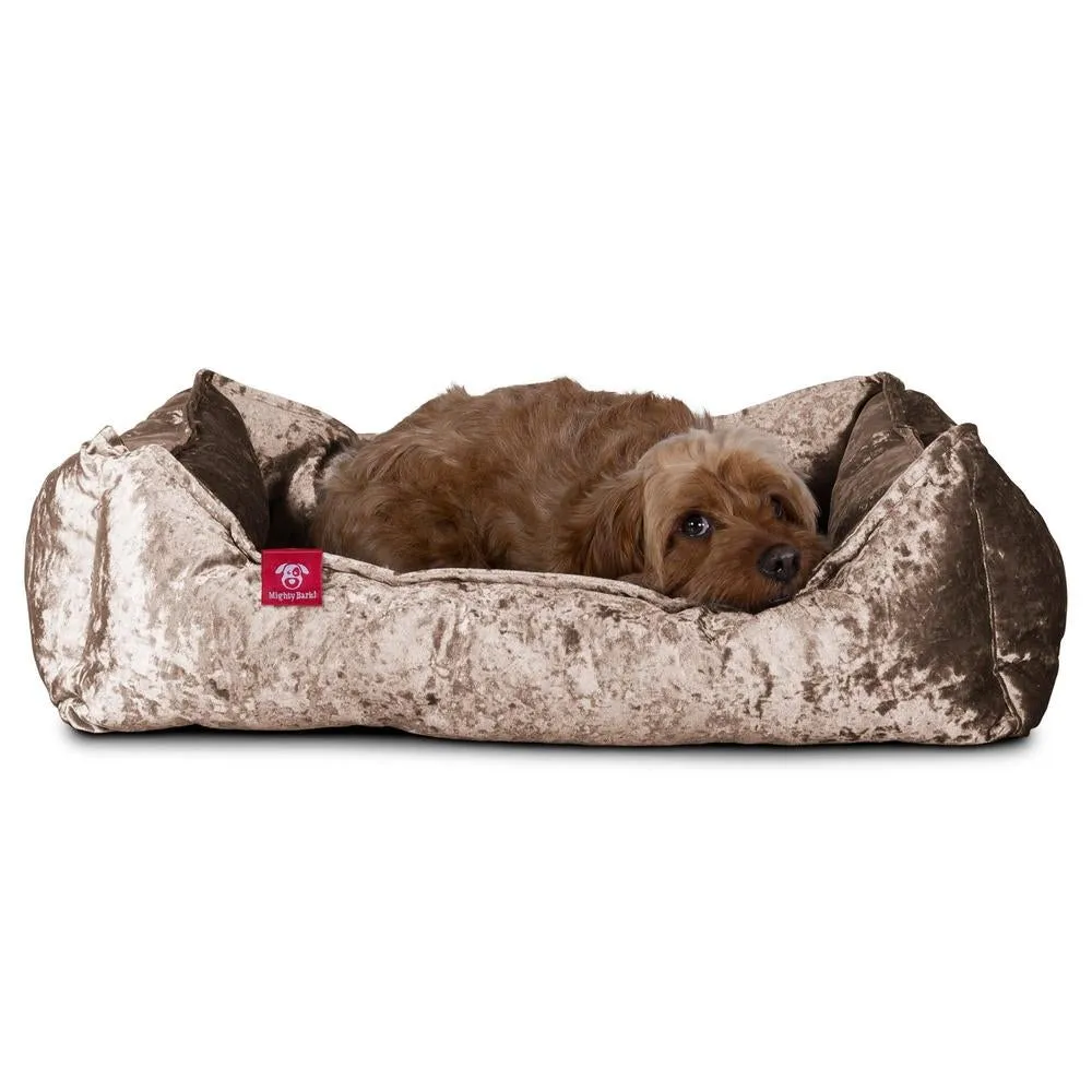 The Nest Orthopedic Memory Foam Dog Bed - Glitz Truffle