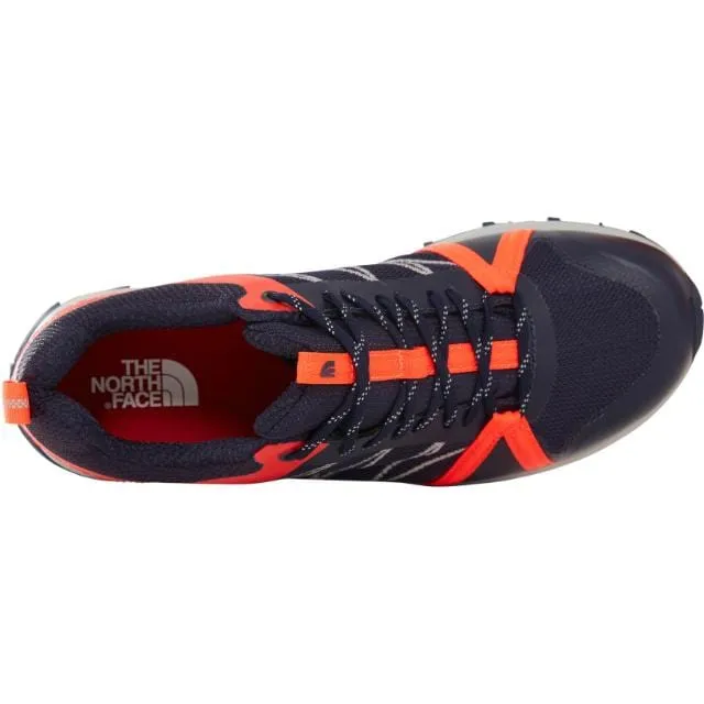 The North Face Fp Ii Gtx Peacoat Women Hiking Shoes Navy Fiery