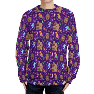 Tiki Plays The Drums Unisex Crewneck Sweater