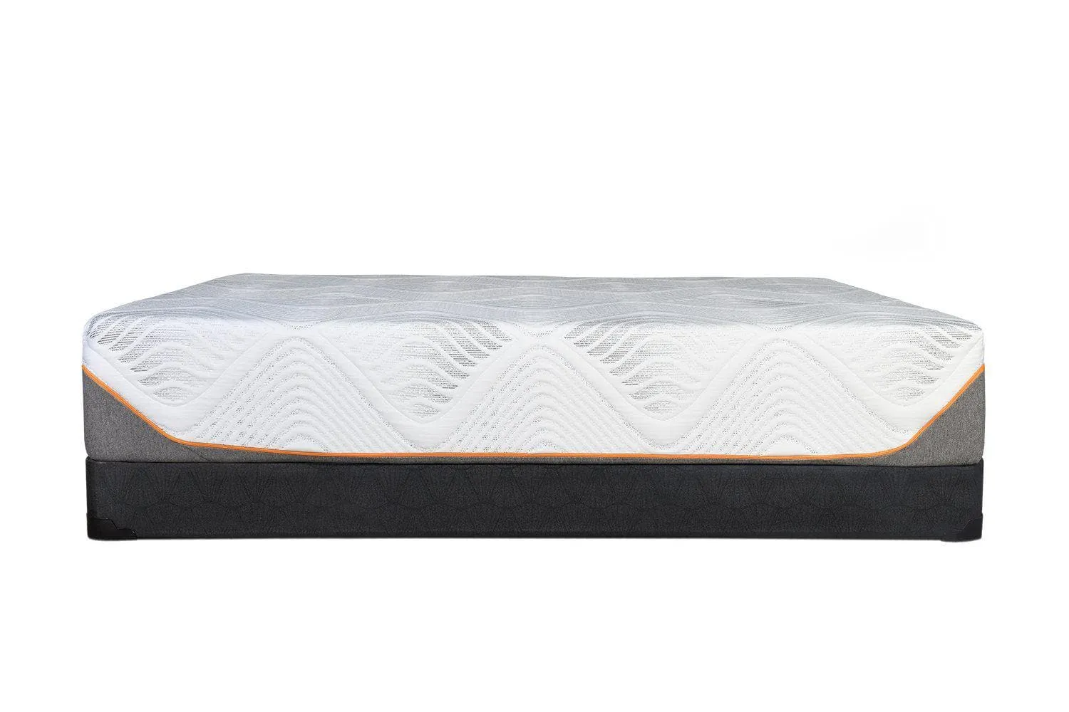 Twin extra long Aurora Plush 14" thick cooling memory foam mattress with nano coil