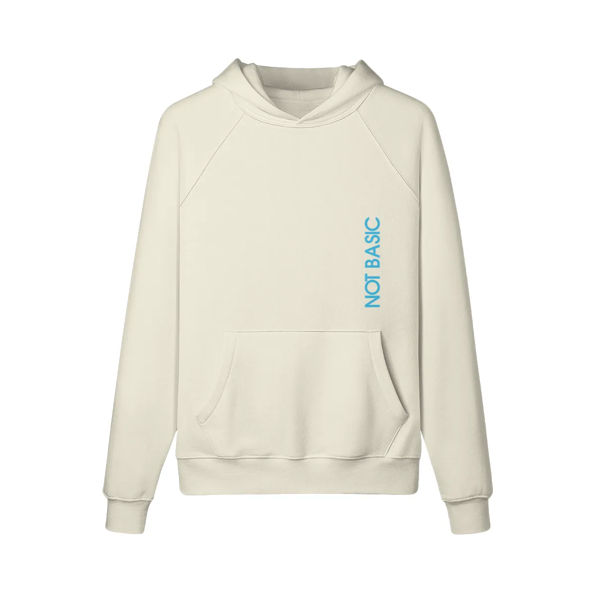 Unisex Embroidered Fleece-lined Hoodie - NOT BASIC