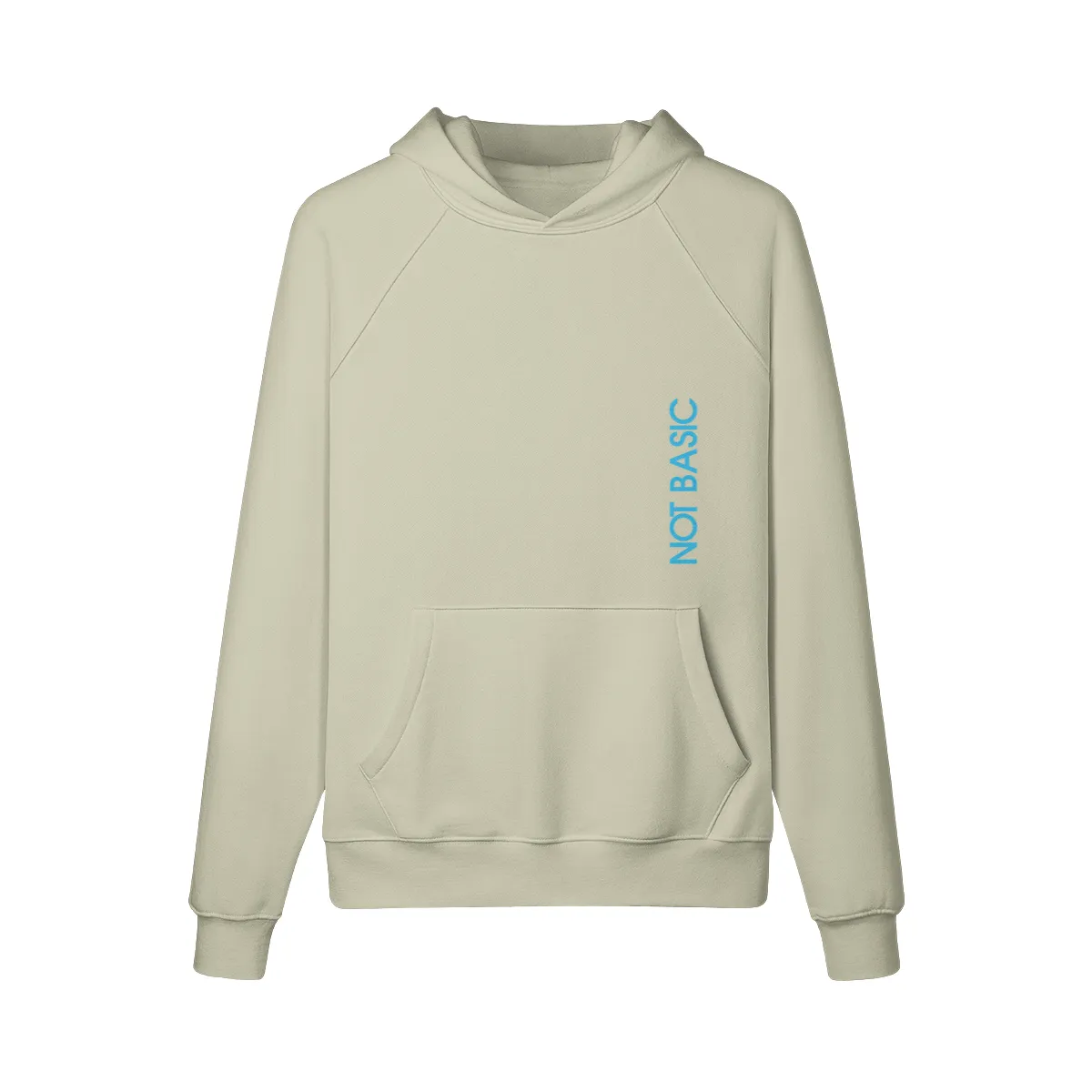 Unisex Embroidered Fleece-lined Hoodie - NOT BASIC