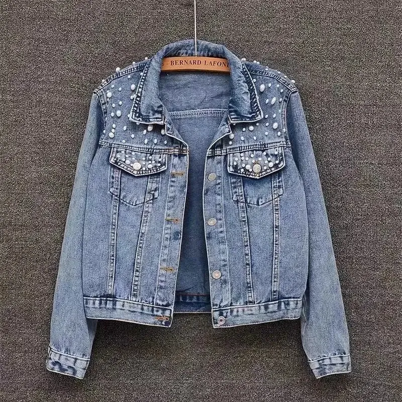 Uniwim Rhinestone Custom Bridal Denim Jacket Future Mrs Wedding Jackets Wifey Name Pearl Detailing Personalized Bridal Party Coat