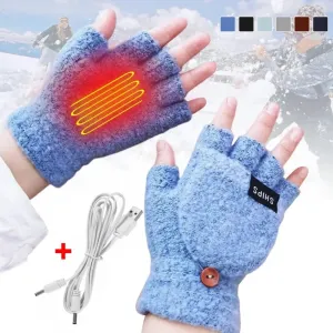 USB Heating Convertable Gloves