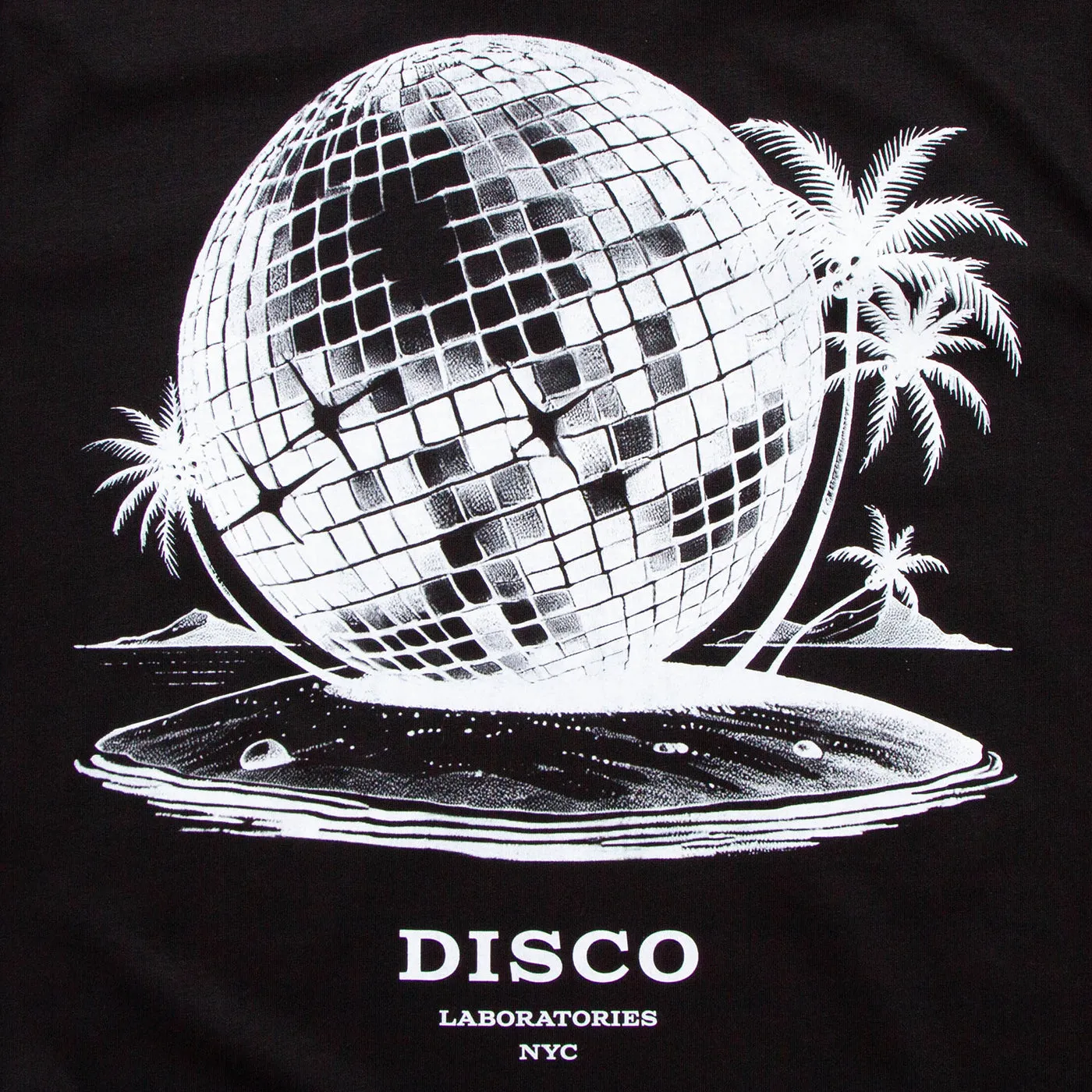 Utopia Disco Labs NYC Front Print - Tshirt - Black