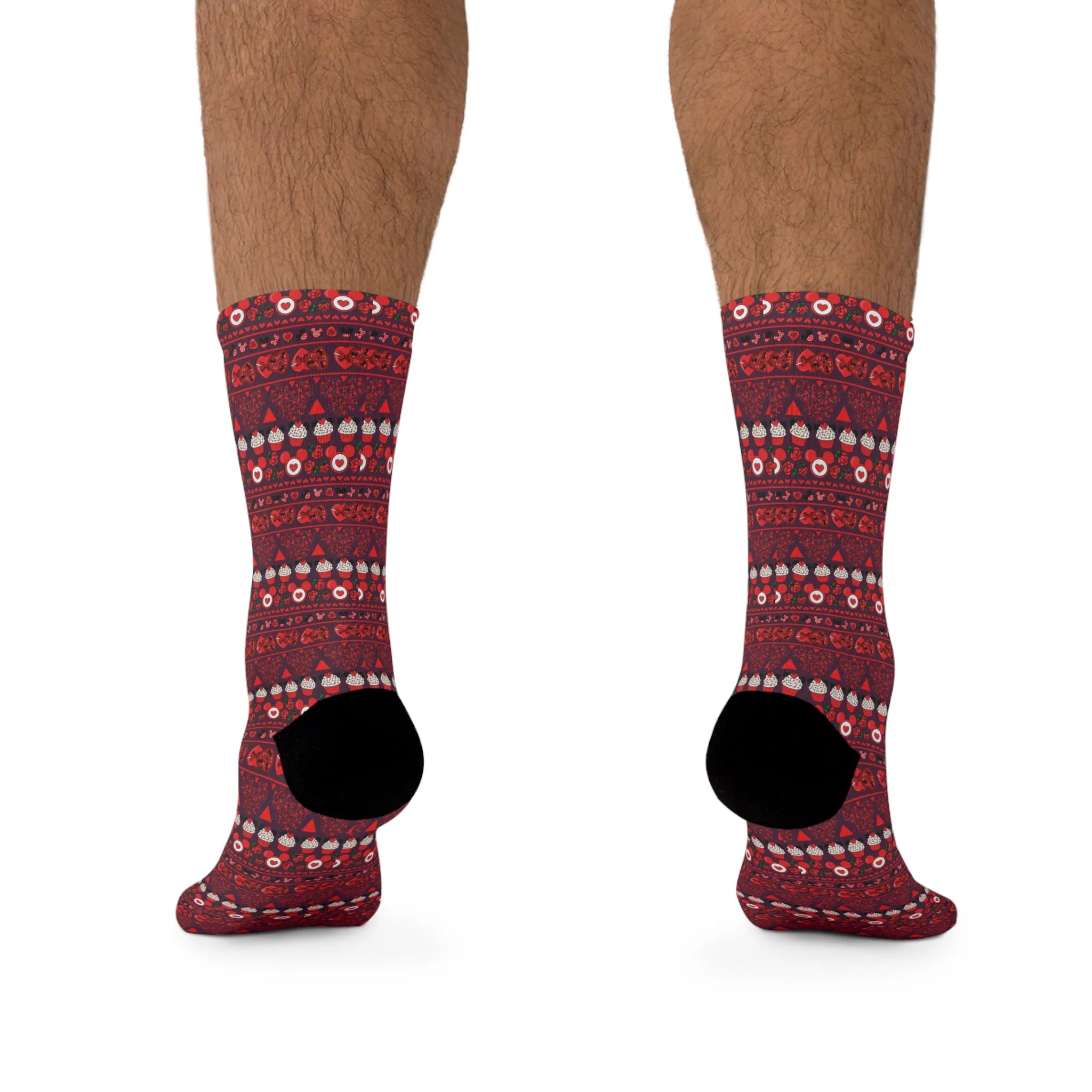 Valentines Day Line Socks