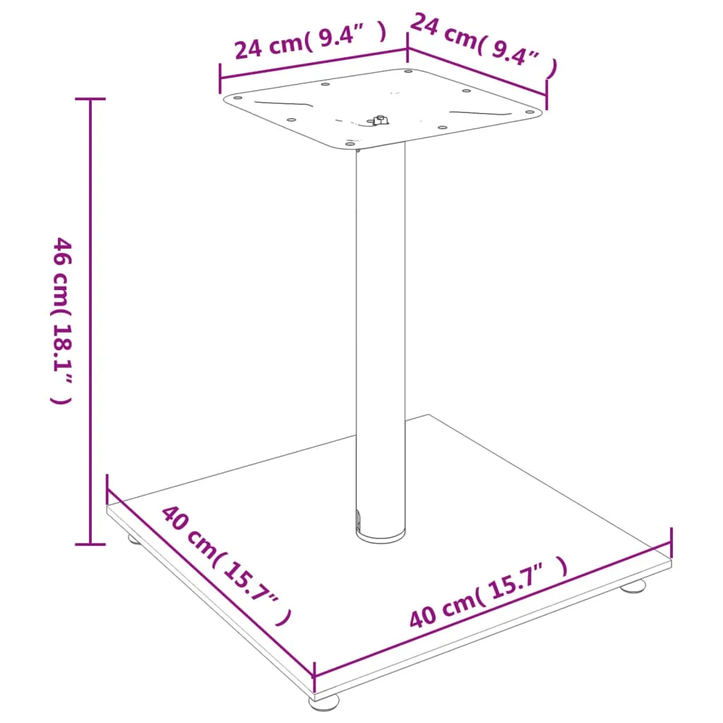 vidaXL Speaker Stands 2 pcs Silver Tempered Glass 1 Pillar Design