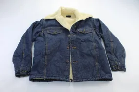 Vintage Roebucks Sherpa Lined Denim Jacket