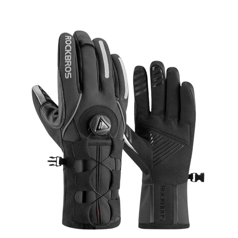 Waterproof Fleece Thermal Motorcycle Ski Gloves