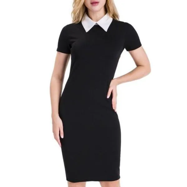 Women Vintage Bodycon Midi Dress