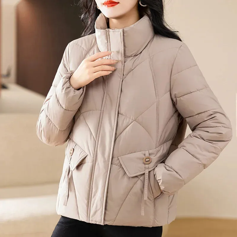 Women Winter Jackets Korean Loose Thicken Short Padded Coat Women Parka Casual Outwear Warm Down Cotton Jacket Female Outwear