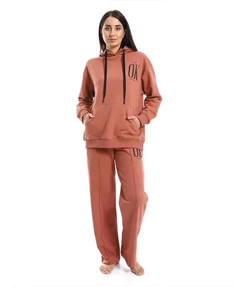 Women's Active Winter Pajamas Hoodie - Kashmeir