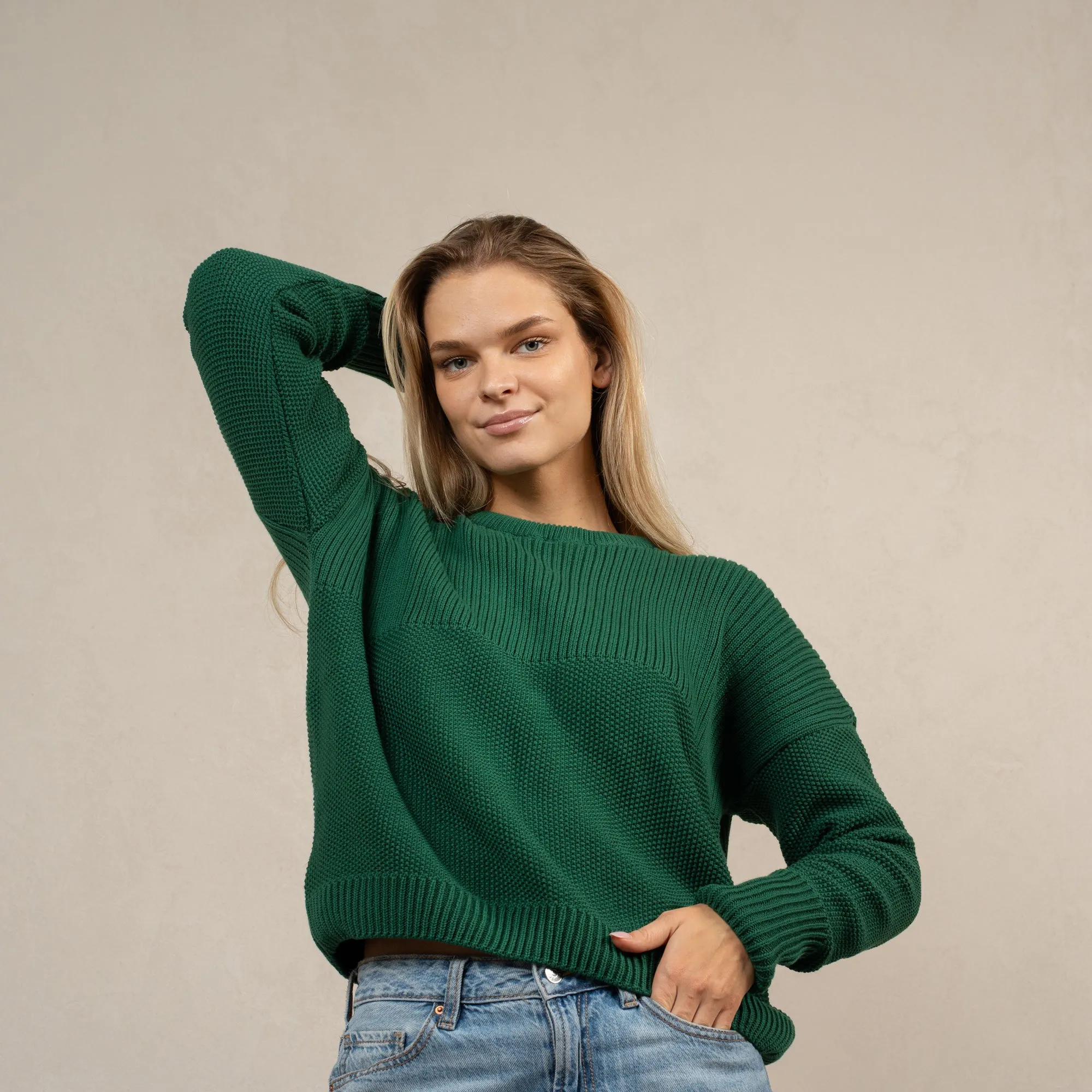 Women's Knit Cotton Sweater Sonata