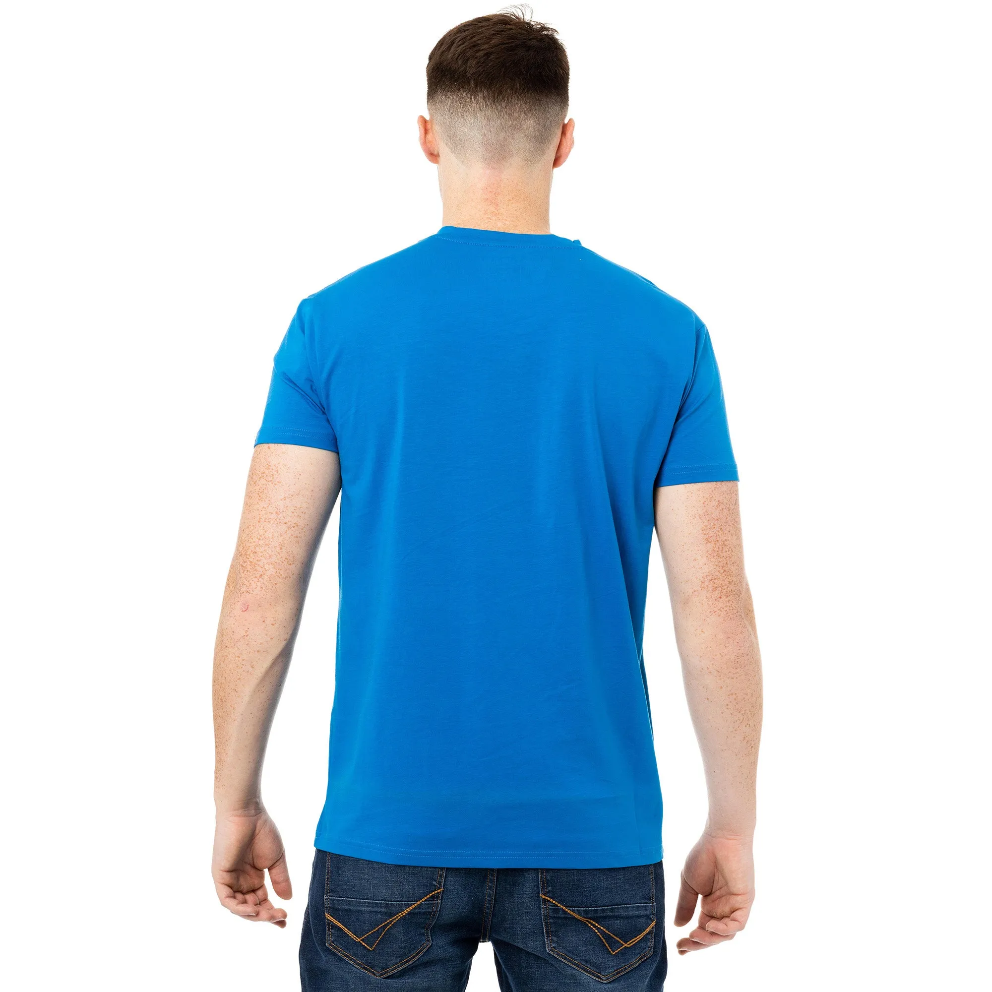 X RAY Men's Basic V-Notch Neck Short Sleeve Split Neck T-Shirtt