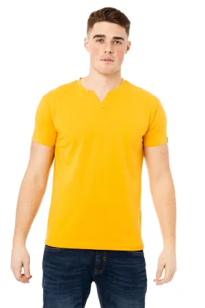 X RAY Men's Basic V-Notch Neck Short Sleeve Split Neck T-Shirtt