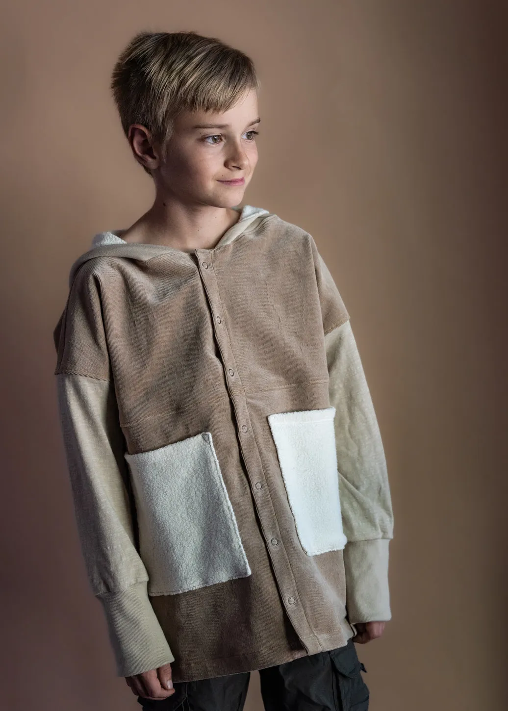 Youth Kodiak Shacket Digital Sewing Pattern Sizes NB-16Y